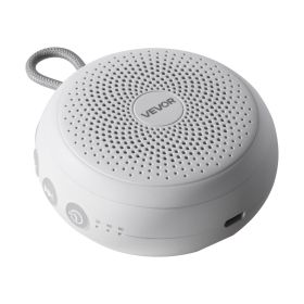 VEVOR Sound Machine, 20 Soothing Sleep Sounds, 4-in-1 Hangable White Noise Sound Machine with Auto-Off Timer, Soft Ring Light